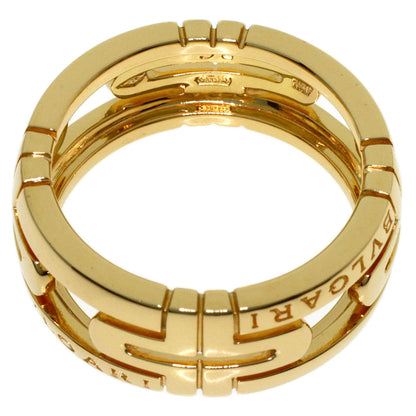 BVLGARI Parentesi Openwork #52 Ring K18 Yellow Gold Ladies [Used]