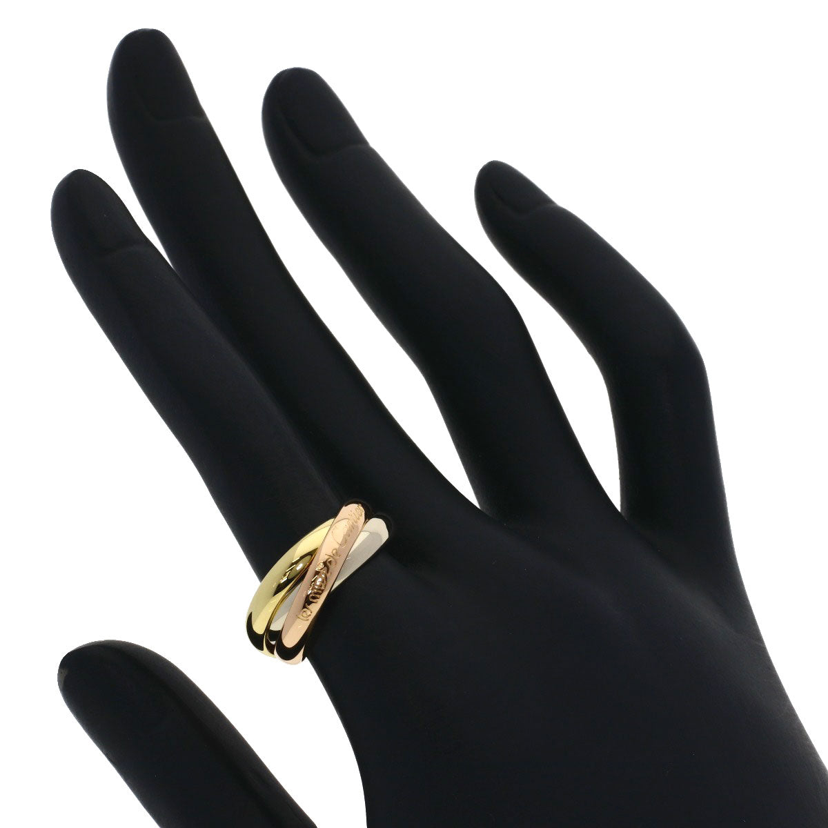 CARTIER Trinity #53 Ring K18 Yellow Gold K18 White GoldLadies [Used]