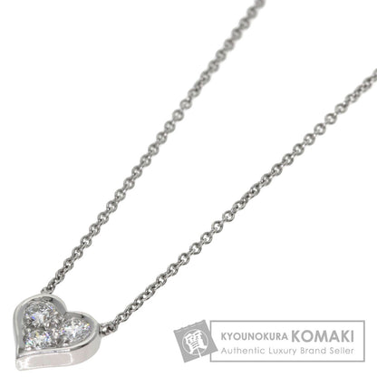 TIFFANY&Co. Sentimental Heart Diamond Necklace Platinum PT950 Ladies [Used]