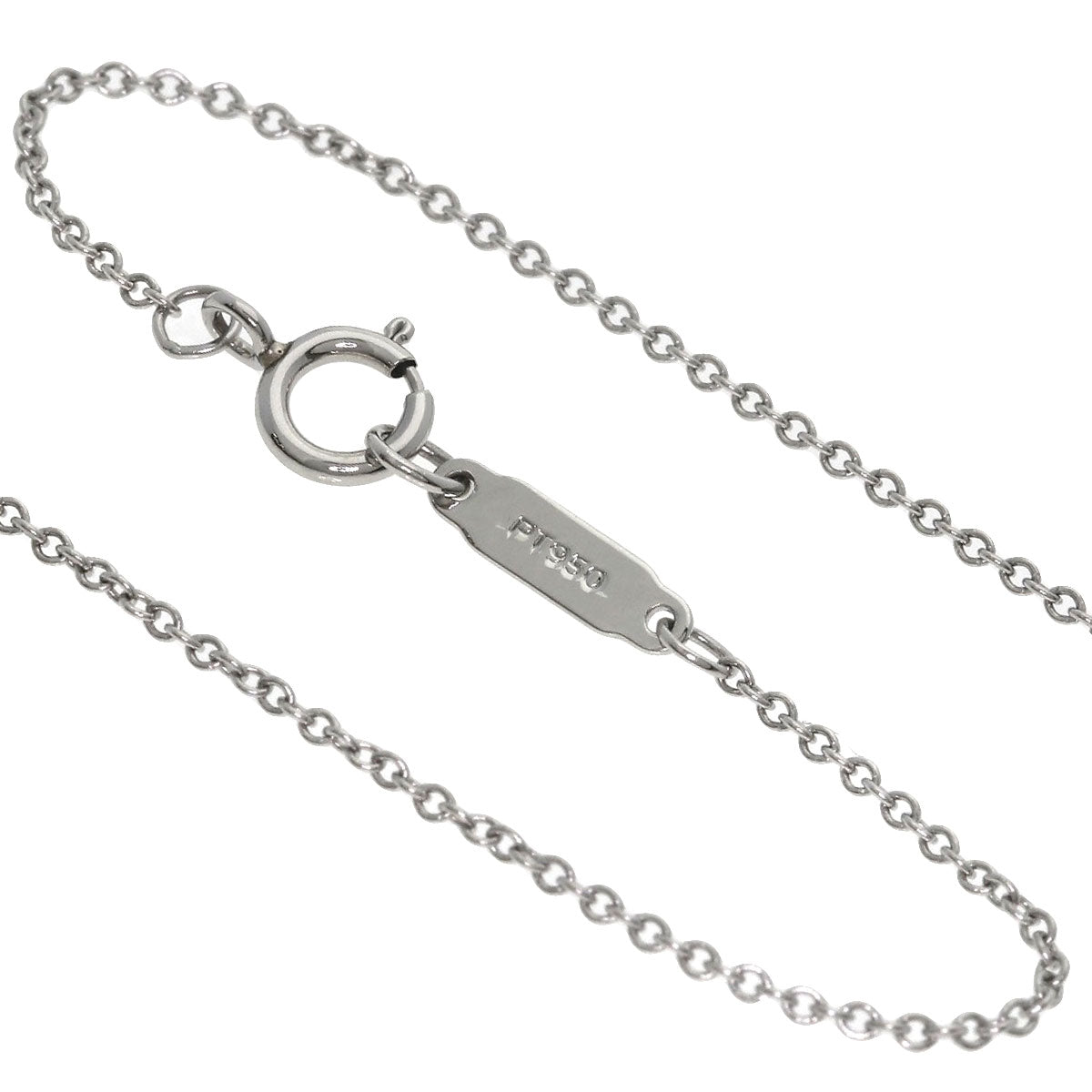 TIFFANY&Co. Sentimental Heart Diamond Necklace Platinum PT950 Ladies [Used]
