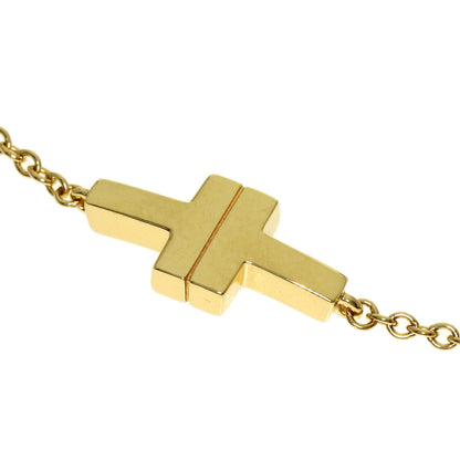 TIFFANY&Co. T TWO Single Chain Bracelet K18 Yellow Gold Ladies [Used]