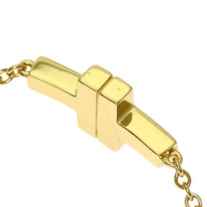TIFFANY&Co. T TWO Single Chain Bracelet K18 Yellow Gold Ladies [Used]