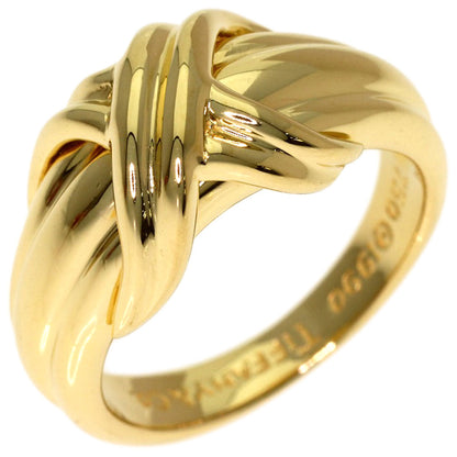 TIFFANY&Co. Signature Ring K18 Yellow Gold Ladies [Used]