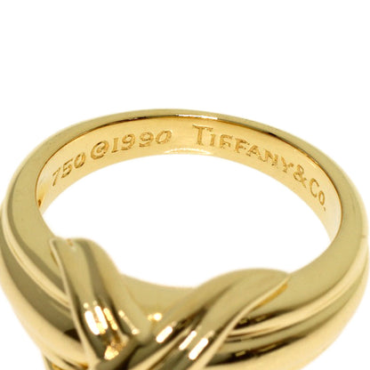 TIFFANY&Co. Signature Ring K18 Yellow Gold Ladies [Used]