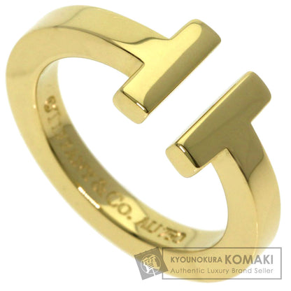 TIFFANY&Co. T square Ring K18 Yellow Gold Ladies [Used]