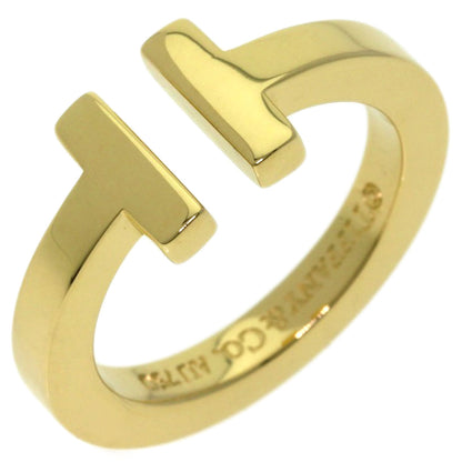 TIFFANY&Co. T square Ring K18 Yellow Gold Ladies [Used]