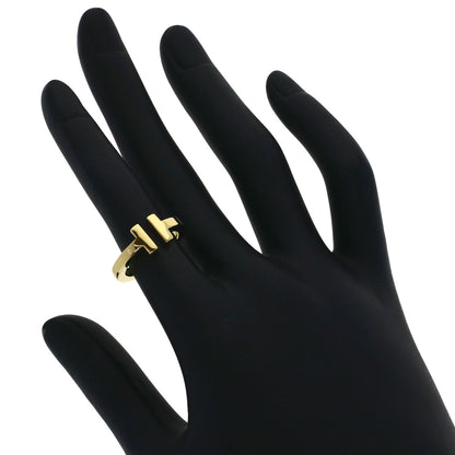 TIFFANY&Co. T square Ring K18 Yellow Gold Ladies [Used]
