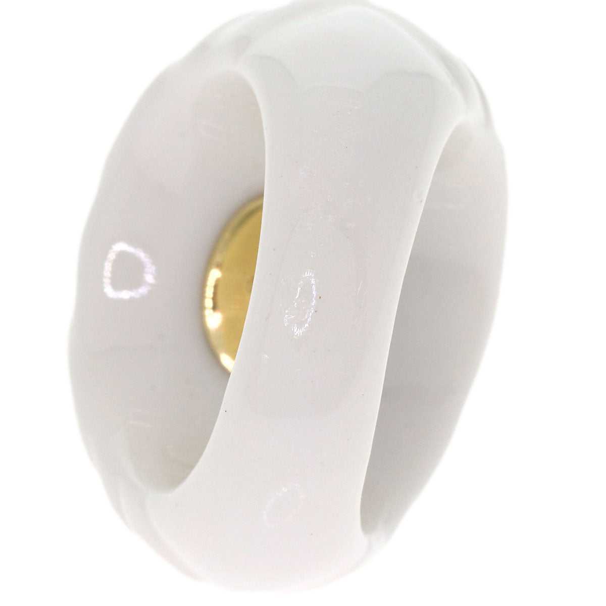 BVLGARI Chandra Blue Topaz Ring K18 Yellow Gold Ladies [Used]