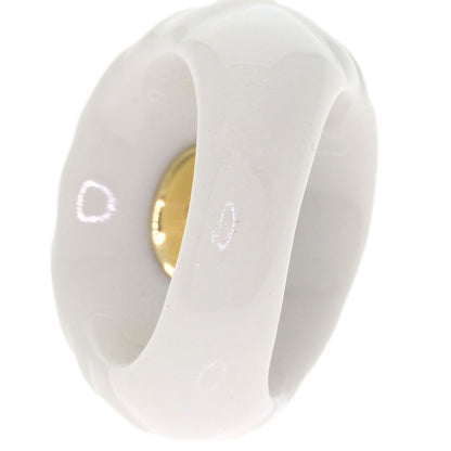 BVLGARI Chandra Blue Topaz Ring K18 Yellow Gold Ladies [Used]