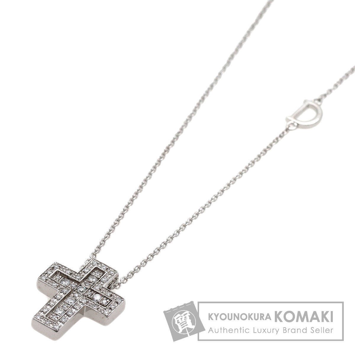 Damiani Belle Epoque XXS Diamond Necklace K18 White Gold Ladies [Used]