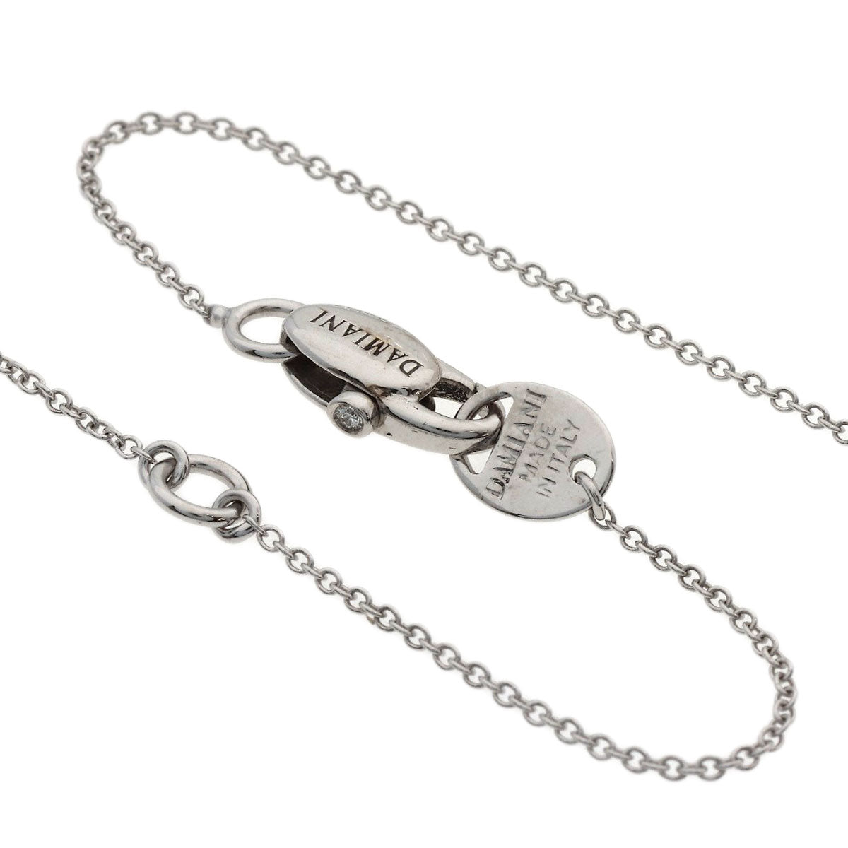 Damiani Belle Epoque XXS Diamond Necklace K18 White Gold Ladies [Used]