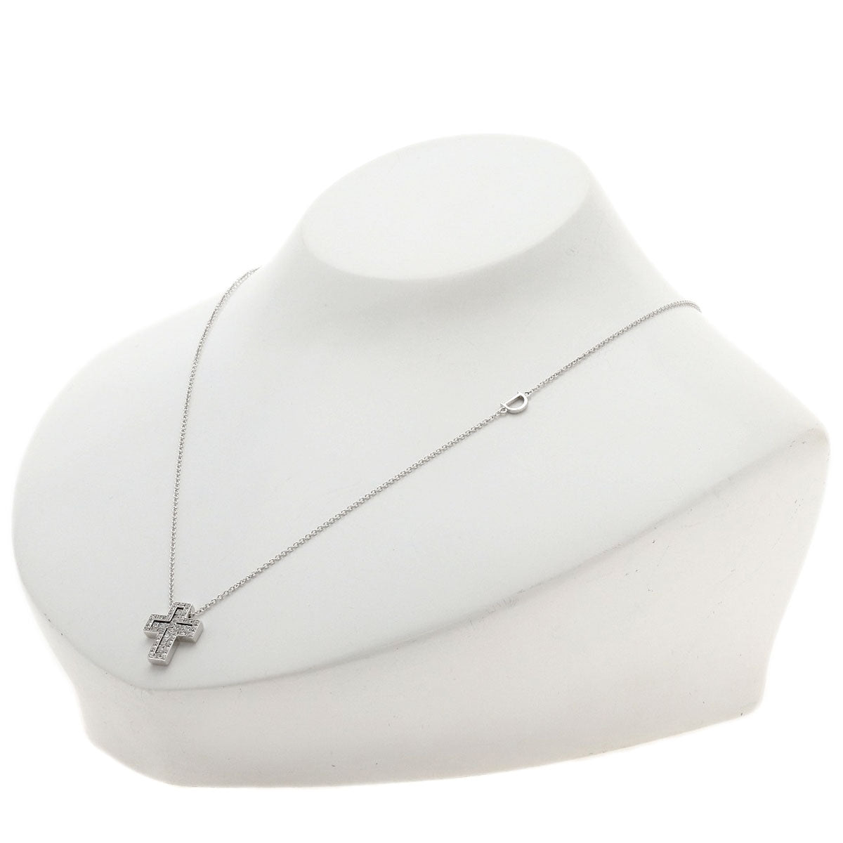 Damiani Belle Epoque XXS Diamond Necklace K18 White Gold Ladies [Used]