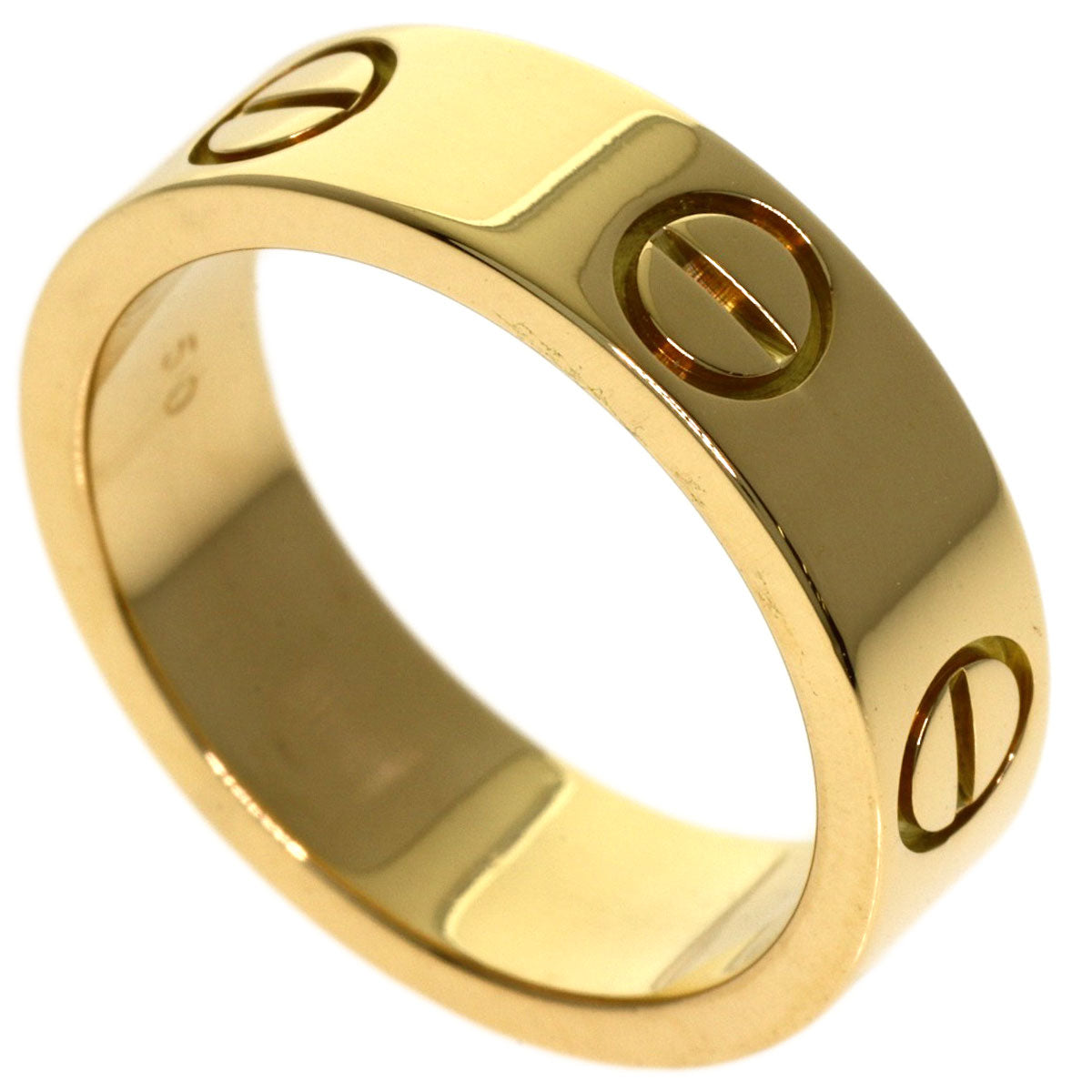 CARTIER love ring #50 Ring K18 Yellow Gold Ladies [Used]