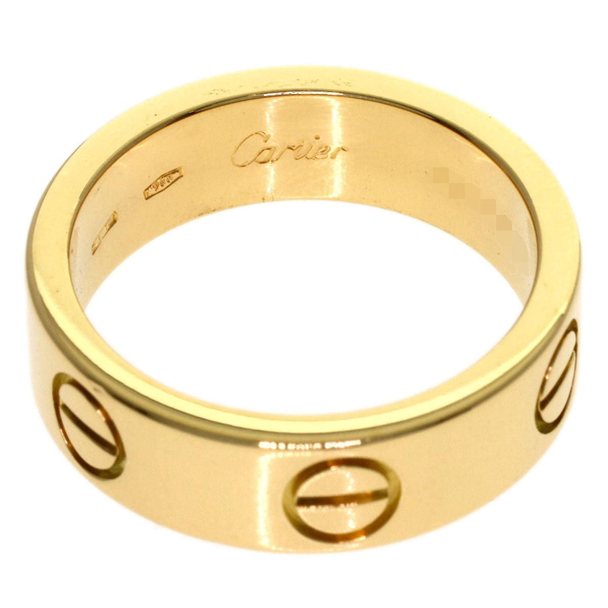 CARTIER love ring #50 Ring K18 Yellow Gold Ladies [Used]