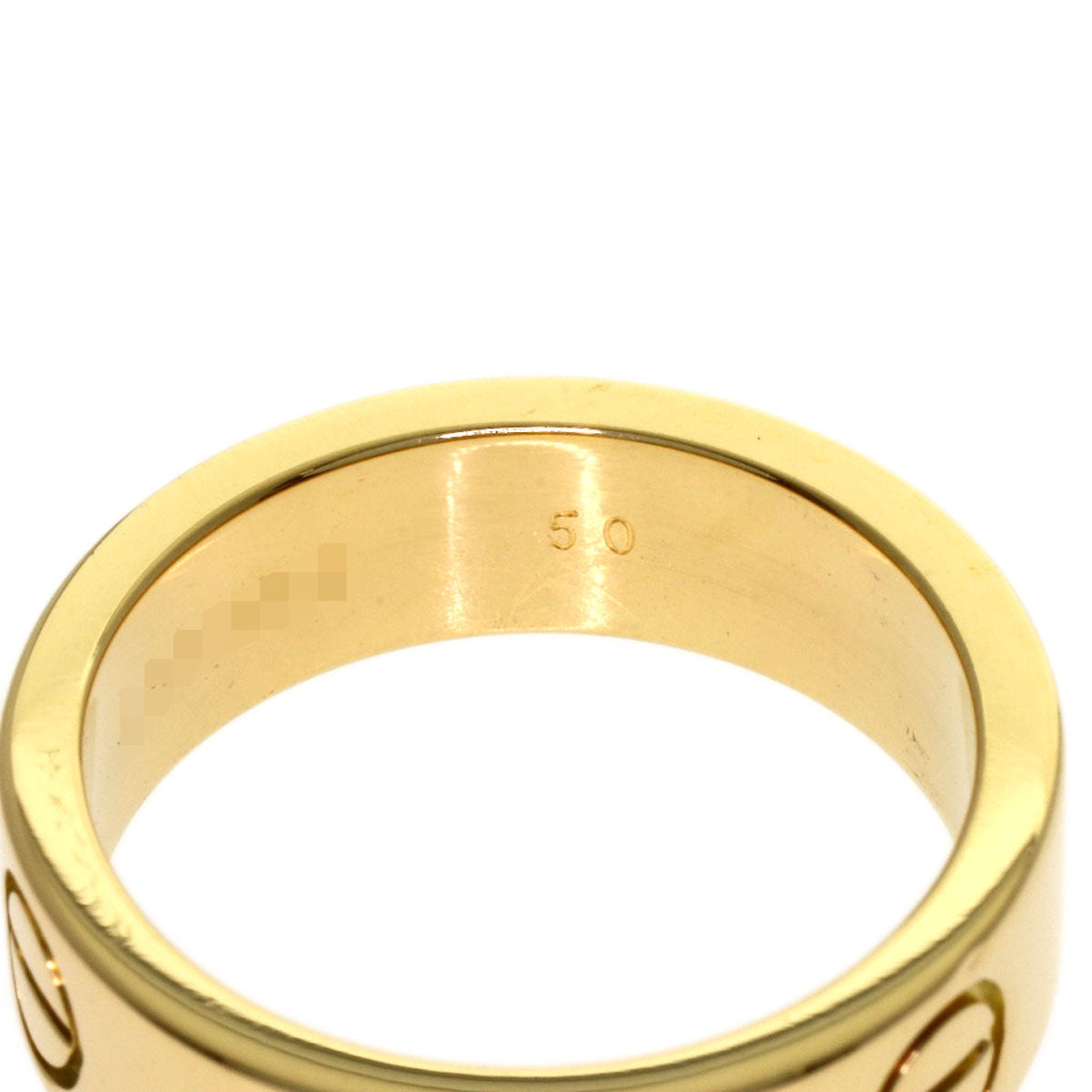 CARTIER love ring #50 Ring K18 Yellow Gold Ladies [Used]