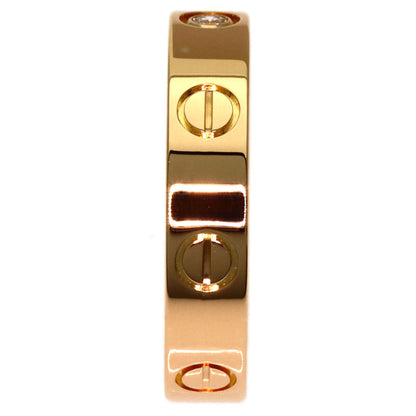 CARTIER love ring 1P Diamond #50 Ring K18 Pink Gold Ladies [Used]