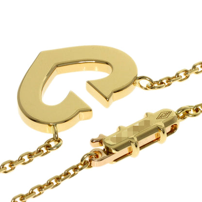 CARTIER C heart Necklace K18 Yellow Gold Ladies [Used]