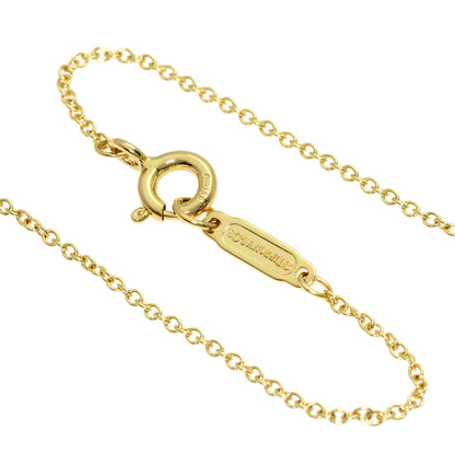 TIFFANY&Co. Fleur de Lis Key Diamond Necklace K18 Yellow Gold Ladies [Used]