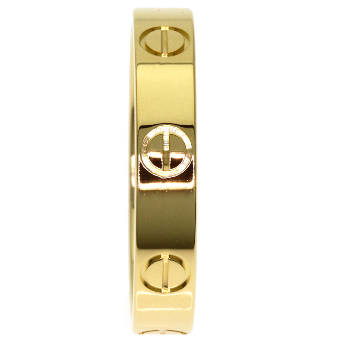 CARTIER Mini love ring #53 Ring K18 Yellow Gold Ladies [Used]