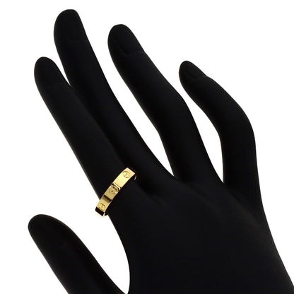 CARTIER Mini love ring #53 Ring K18 Yellow Gold Ladies [Used]