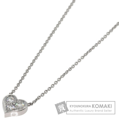 TIFFANY&Co. Sentimental Heart Diamond Necklace Platinum PT950 Ladies [Used]