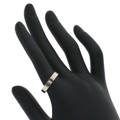 CARTIER Mini love ring #57 Ring K18 White Gold Ladies [Used]