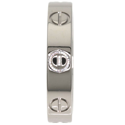 CARTIER Mini love ring # 47 Ring K18 White Gold Ladies [Used]