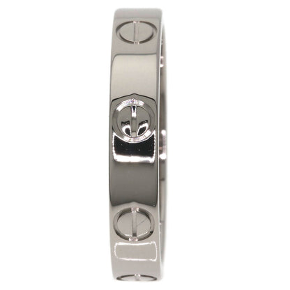 CARTIER Mini love ring # 52 Ring K18 White Gold Ladies [Used]