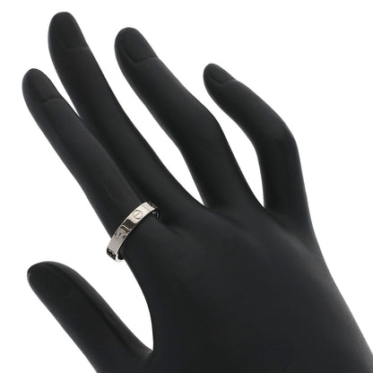 CARTIER Mini love ring # 52 Ring K18 White Gold Ladies [Used]