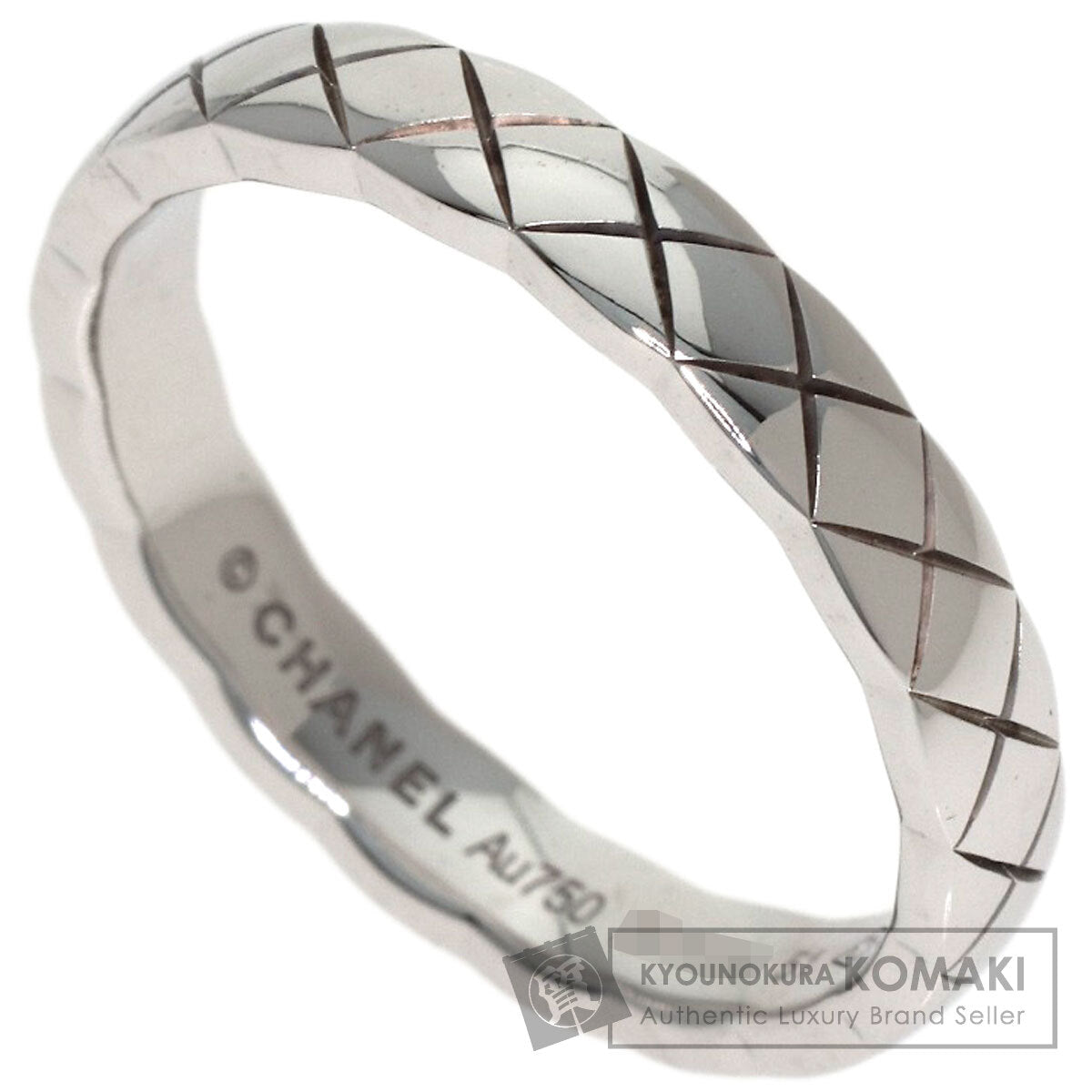 CHANEL Coco Crush Small #51 Ring K18 White Gold Ladies [Used]