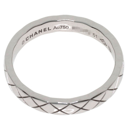 CHANEL Coco Crush Small #51 Ring K18 White Gold Ladies [Used]