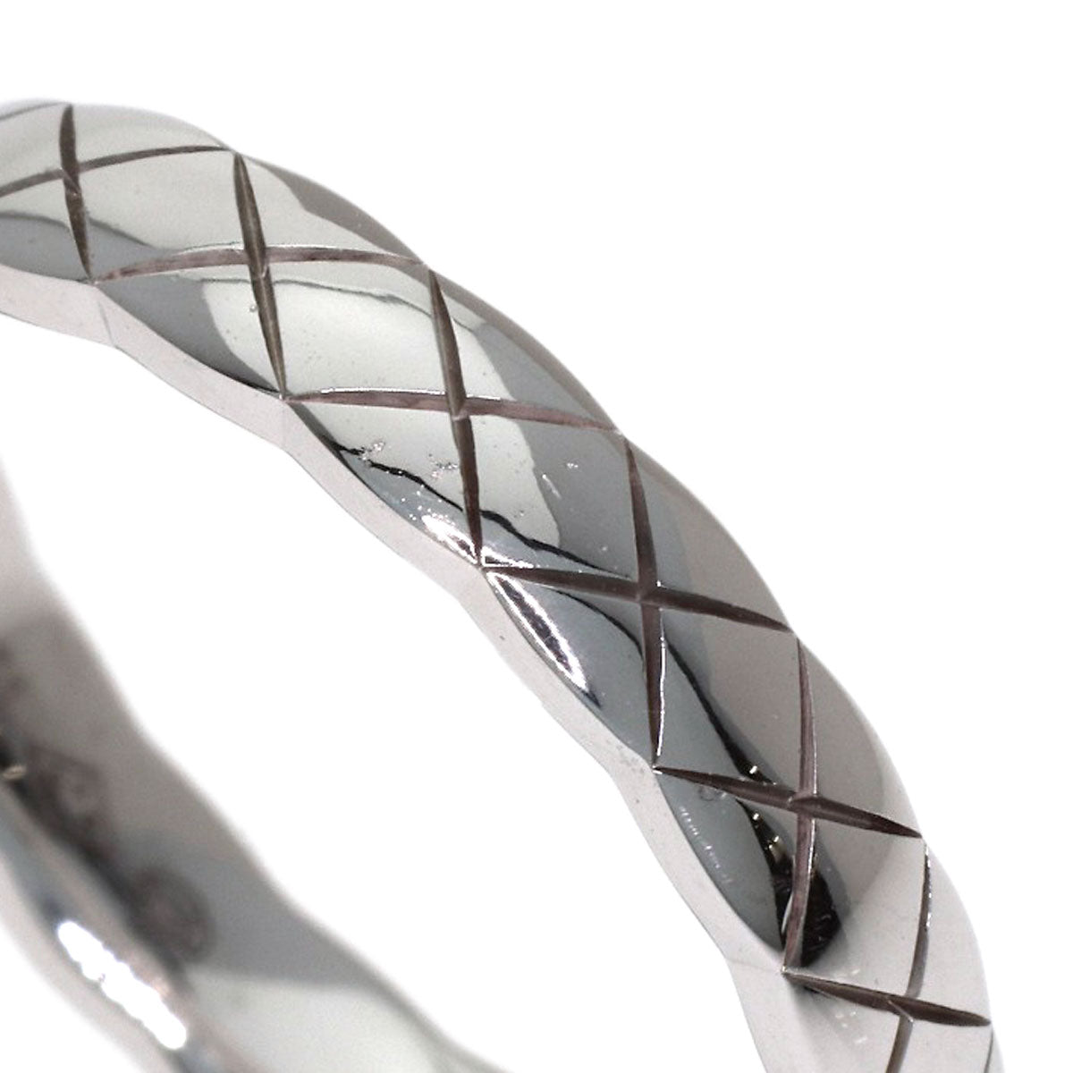 CHANEL Coco Crush Small #51 Ring K18 White Gold Ladies [Used]