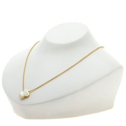 Van Cleef & Arpels Pure Alhambra Shell Necklace K18 Yellow Gold Ladies [Used]