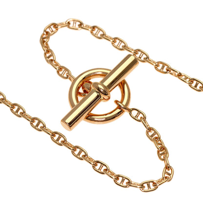 HERMES Shane Dunkle Farandole PM Diamond Necklace K18 Pink Gold Ladies [Used]