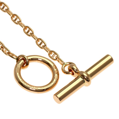 HERMES Shane Dunkle Farandole PM Diamond Necklace K18 Pink Gold Ladies [Used]