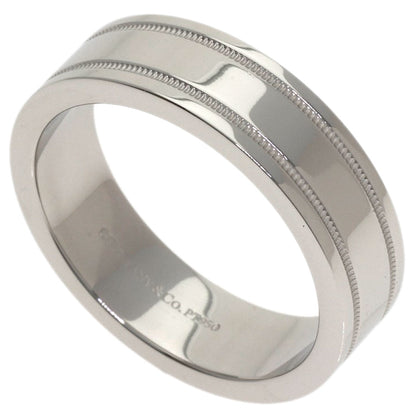 TIFFANY&Co. double milgrain Ring Platinum PT950 Ladies [Used]