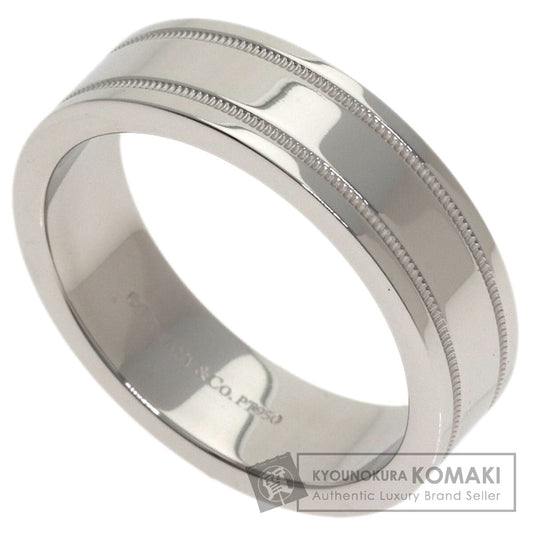 TIFFANY&Co. double milgrain Ring Platinum PT950 Ladies [Used]