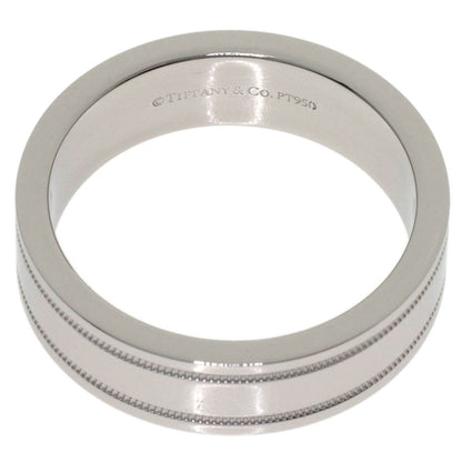 TIFFANY&Co. double milgrain Ring Platinum PT950 Ladies [Used]