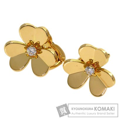 Van Cleef & Arpels Frivole Small Diamond Earring K18 Yellow Gold Ladies [Used]