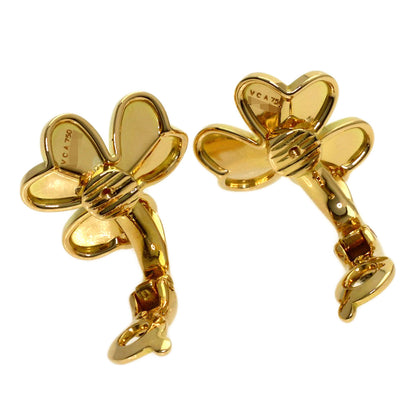 Van Cleef & Arpels Frivole Small Diamond Earring K18 Yellow Gold Ladies [Used]