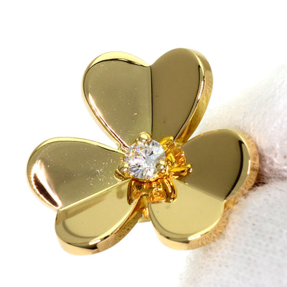 Van Cleef & Arpels Frivole Small Diamond Earring K18 Yellow Gold Ladies [Used]