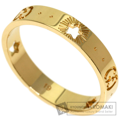 GUCCI Icon Star #19 Ring K18 Yellow Gold Ladies [Used]