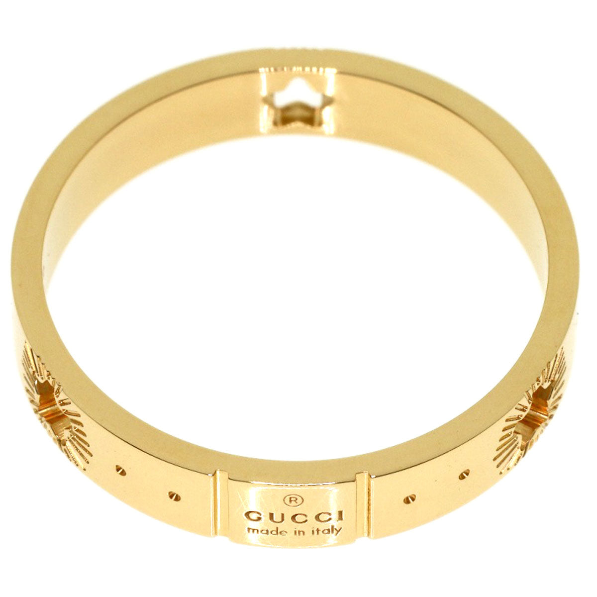 GUCCI Icon Star #19 Ring K18 Yellow Gold Ladies [Used]