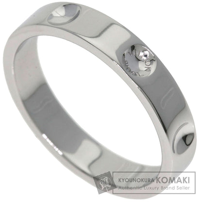 LOUIS VUITTON Petite Bague Empreinte #52 Ring Platinum PT950 Ladies [Used]