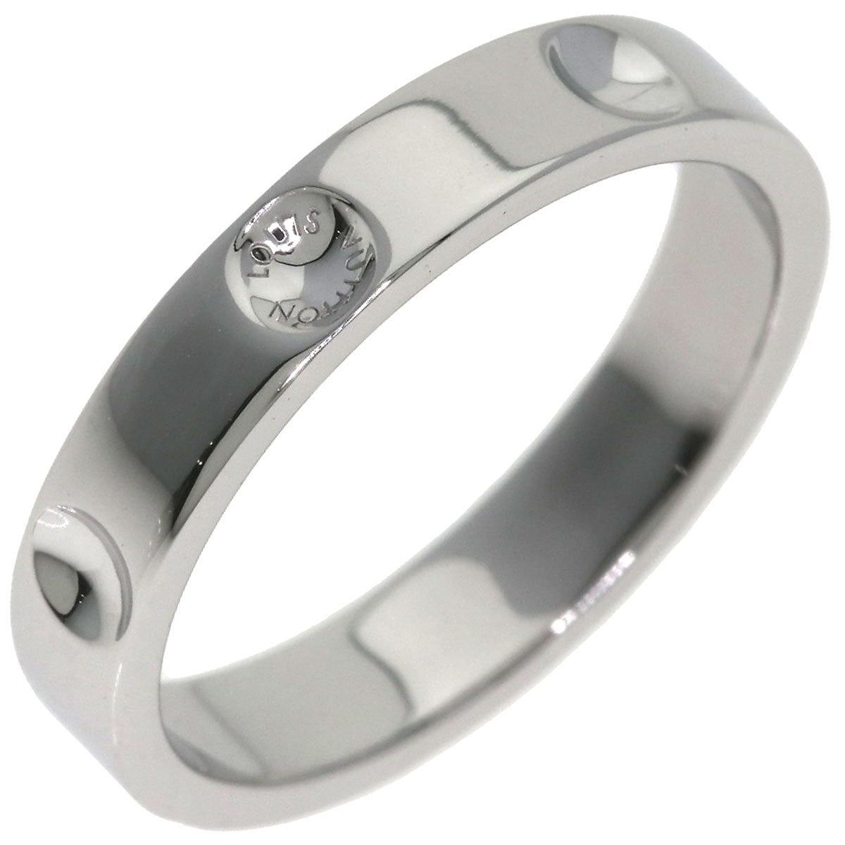 LOUIS VUITTON Petite Bague Empreinte #52 Ring Platinum PT950 Ladies [Used]