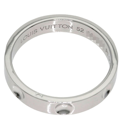 LOUIS VUITTON Petite Bague Empreinte #52 Ring Platinum PT950 Ladies [Used]