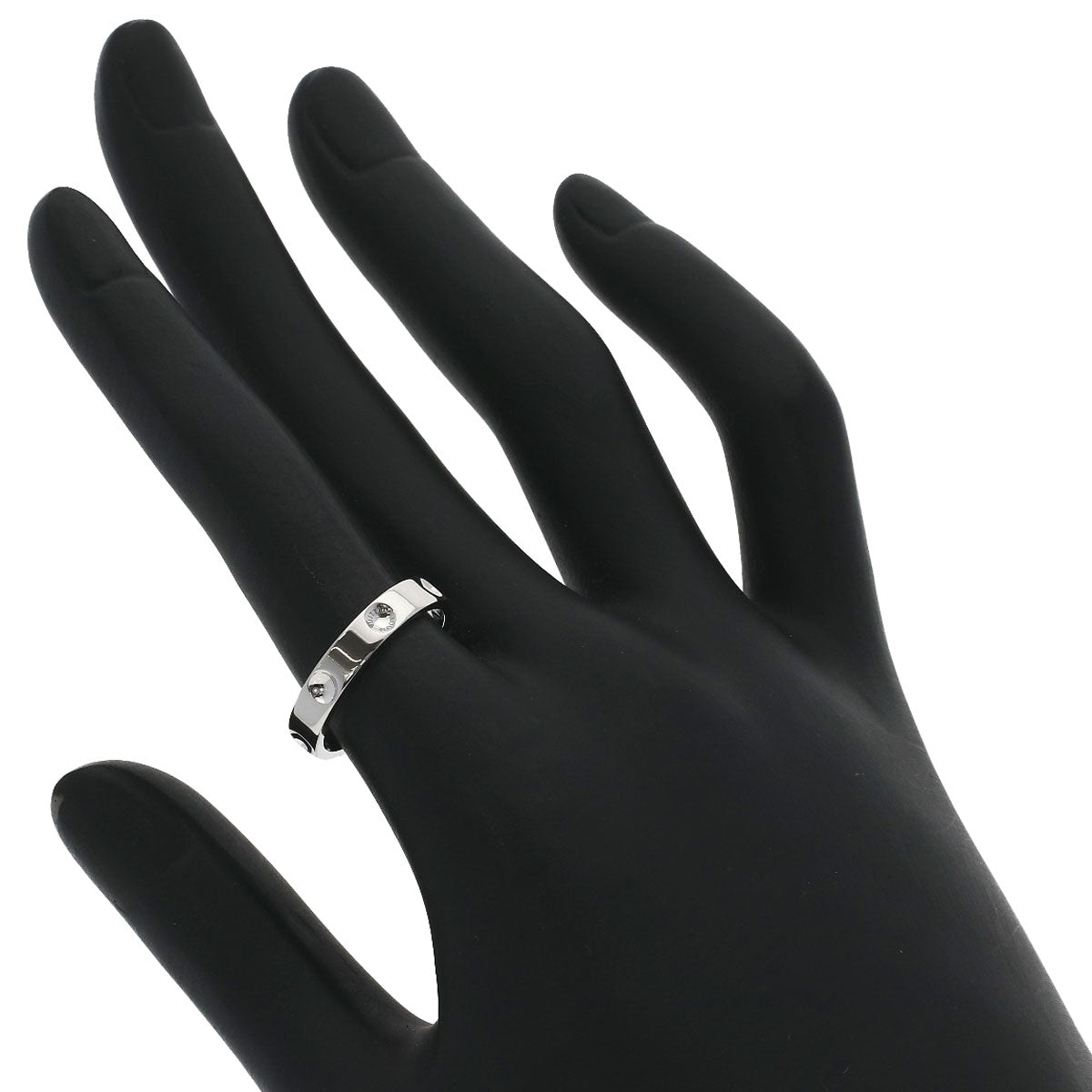LOUIS VUITTON Petite Bague Empreinte #52 Ring Platinum PT950 Ladies [Used]