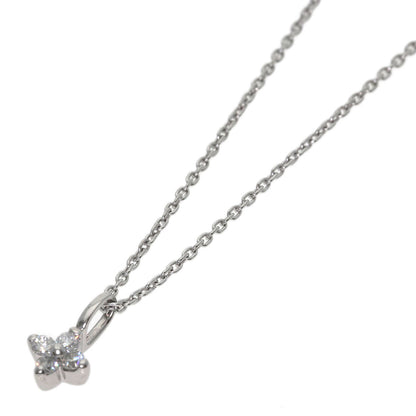 Dior Flower Diamond Necklace Platinum PT900 PT850Ladies [Used]