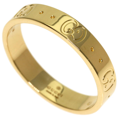 GUCCI Icon ring # 19 Ring K18 Yellow Gold Ladies [Used]