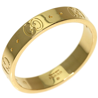 GUCCI Icon ring # 19 Ring K18 Yellow Gold Ladies [Used]